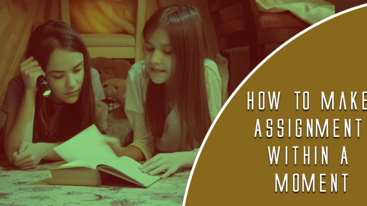 How to make assignment