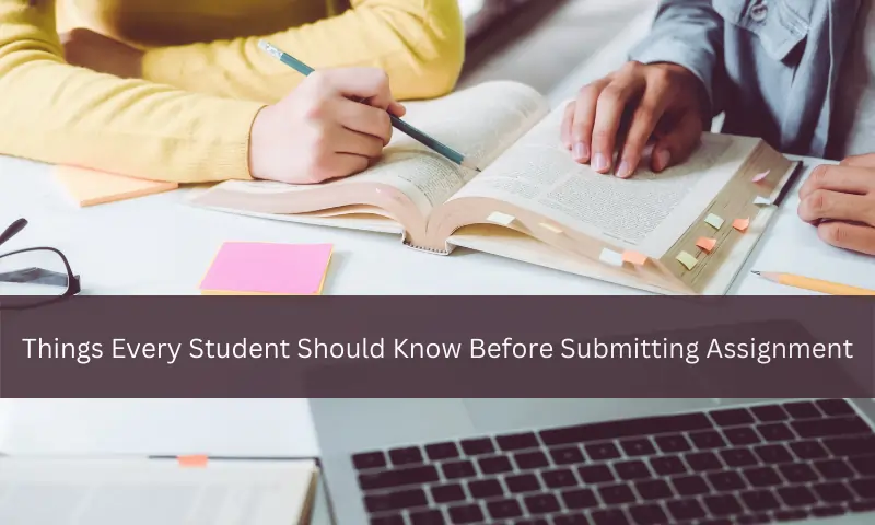 Factors Know Before Submitting Assignment