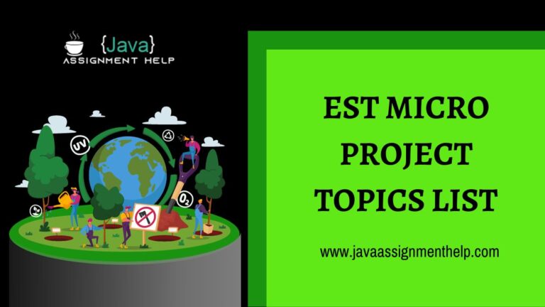 Brilliant EST Micro Project Topics List