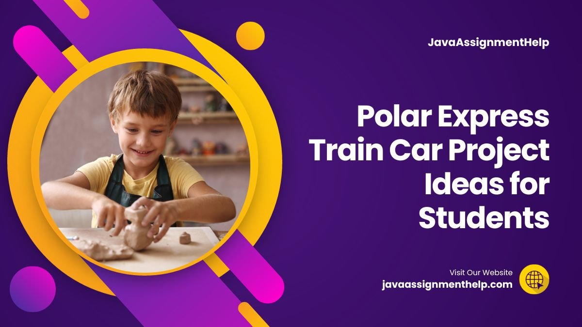 Polar express train car project ideas for students