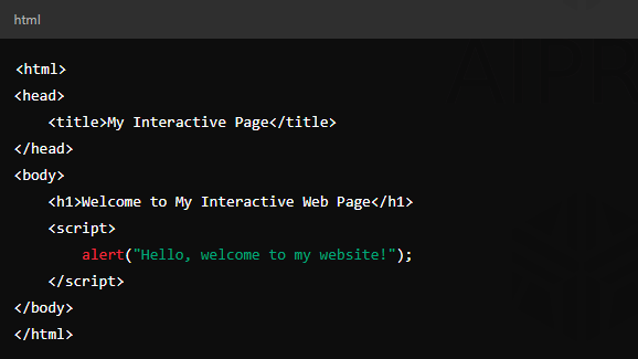 Inline JavaScript