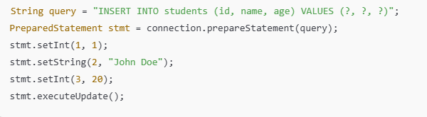 Create (Insert Data)