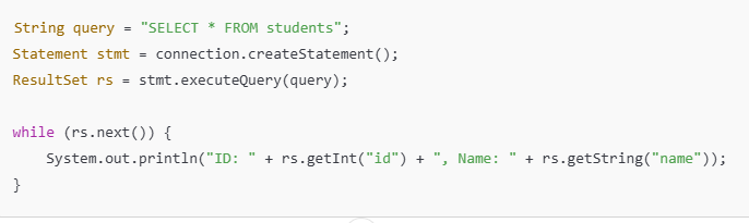 Read (Retrieve Data)